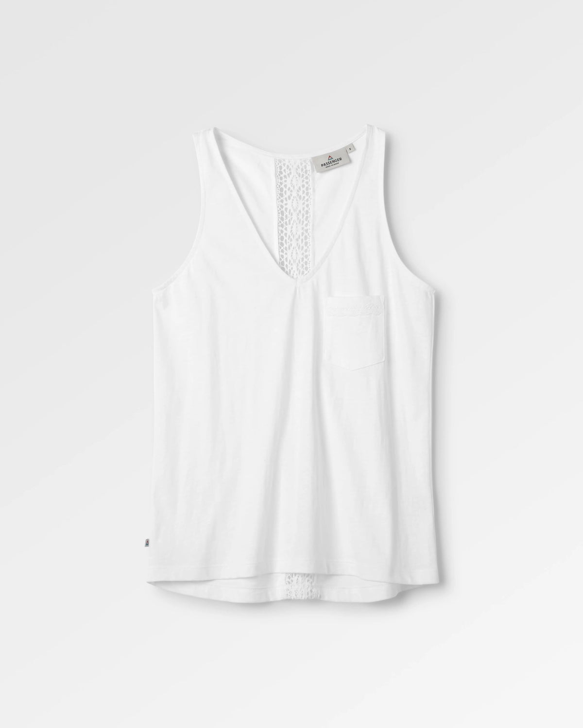 Rivergate Top - White - Flatlay