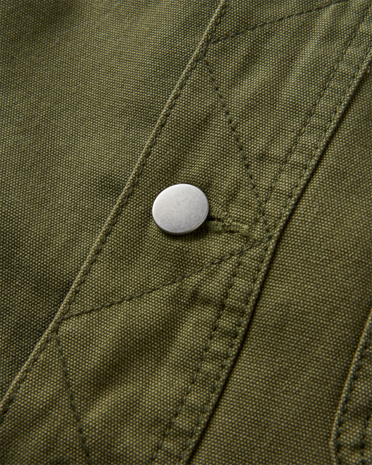 Falcon Cotton Jacket - Khaki - Flatlay