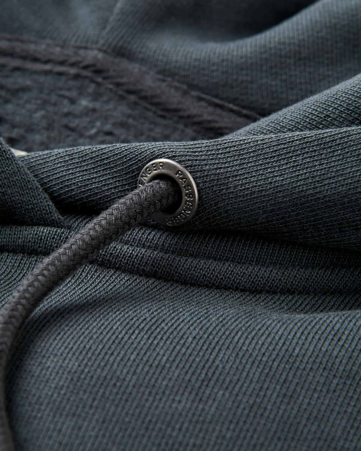 Passenger Relaxed Fit Hoodie - Black - Flatlay