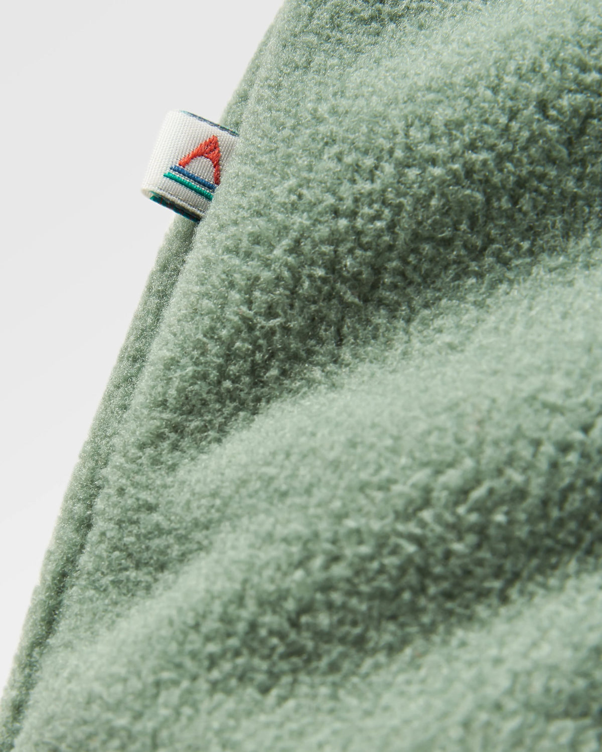 Woodland Hooded 1/2 Zip Polar Fleece - Black/ Dark Forest - Flatlay