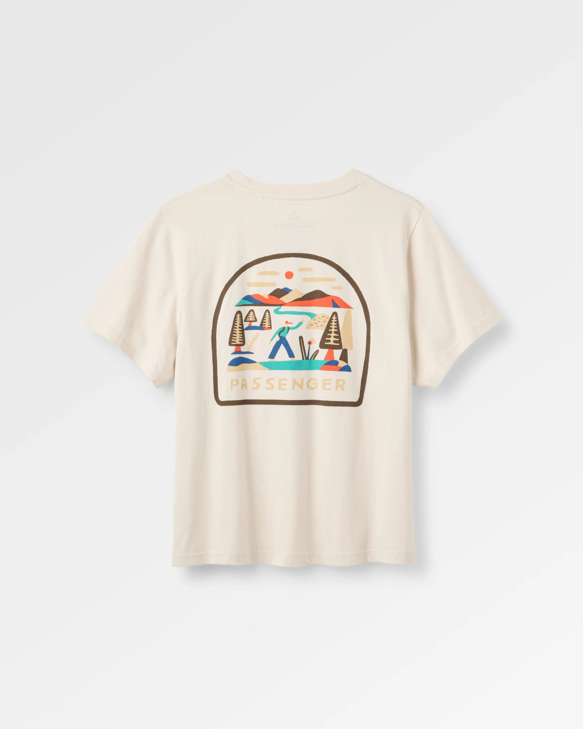 Lost Patch Women's Cotton T-Shirt - White Sand - Flatlay
