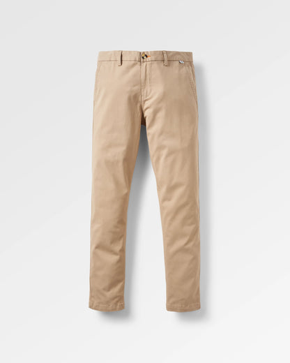 365 Cotton Trouser - Chinchilla Brown - Flatlay