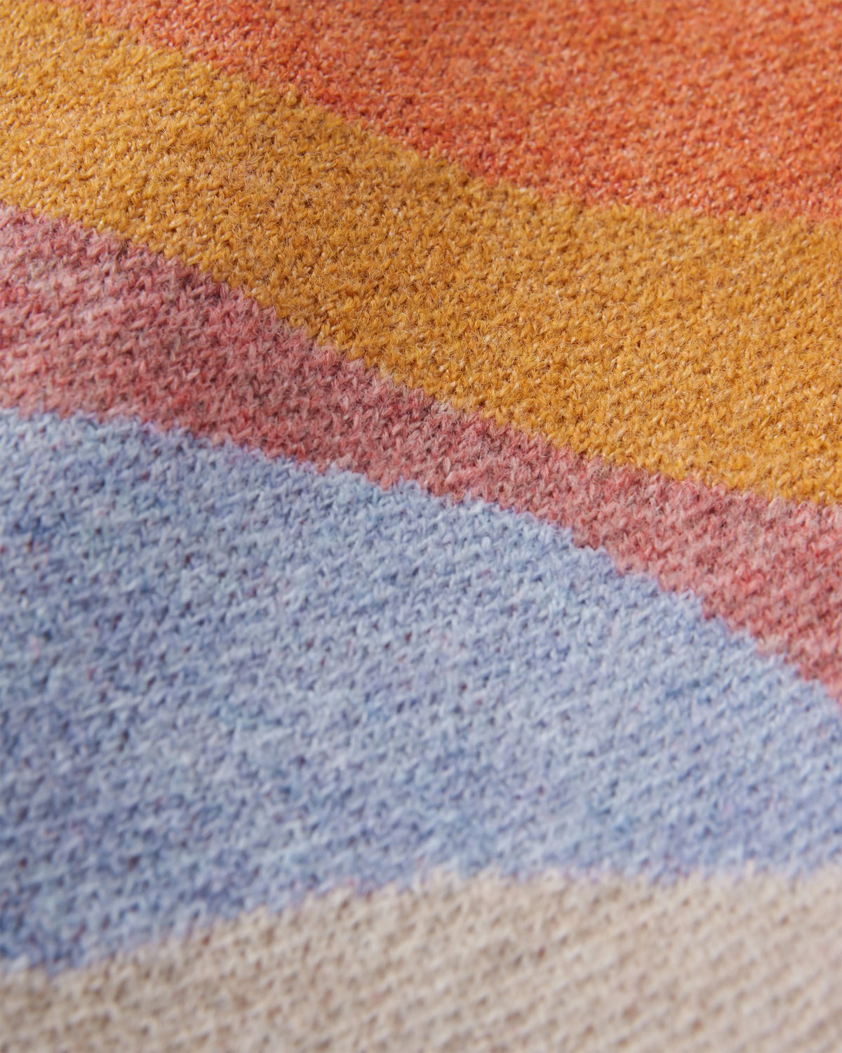 Scenic Knitted Cardigan - Scenic Sunrise Orange - Flatlay