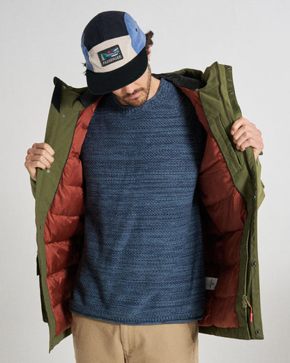 Baltic Insulated Parka - Khaki - Studio Model