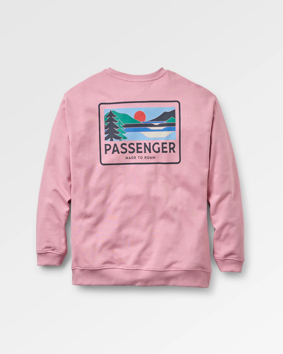 Roamer Women's Sweatshirt - Pink Haze - Flatlay