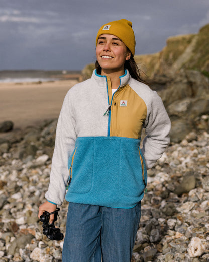 Home Sherpa Fleece - Atlantic Blue - Lifestyle