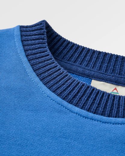 Aerial LS Knit Top - Electric Blue - Flatlay
