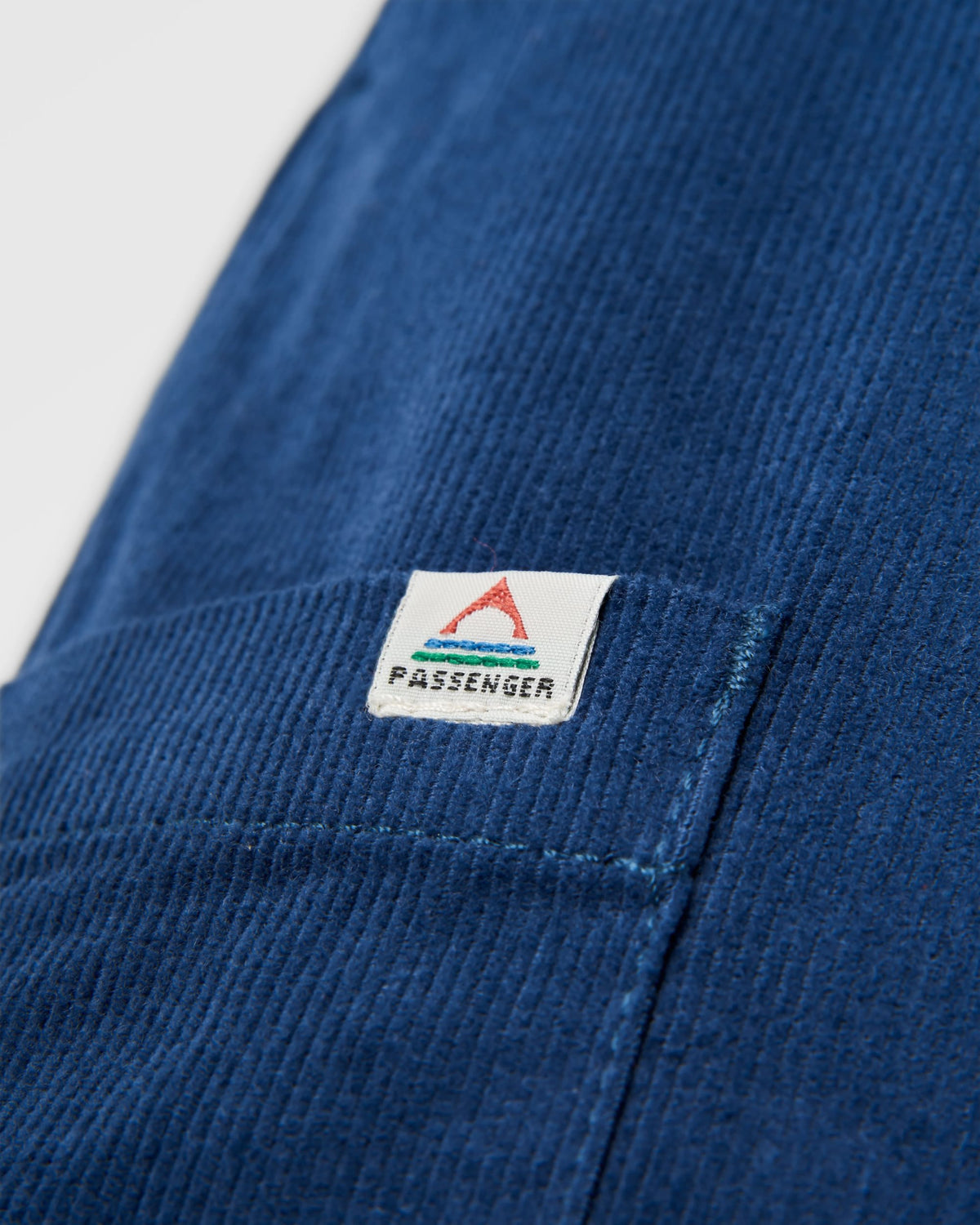 Someday Cotton Corduroy Trouser - Dark Denim - Flatlay