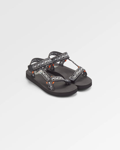 Venice Sandal - Trail Monochrome - Flatlay