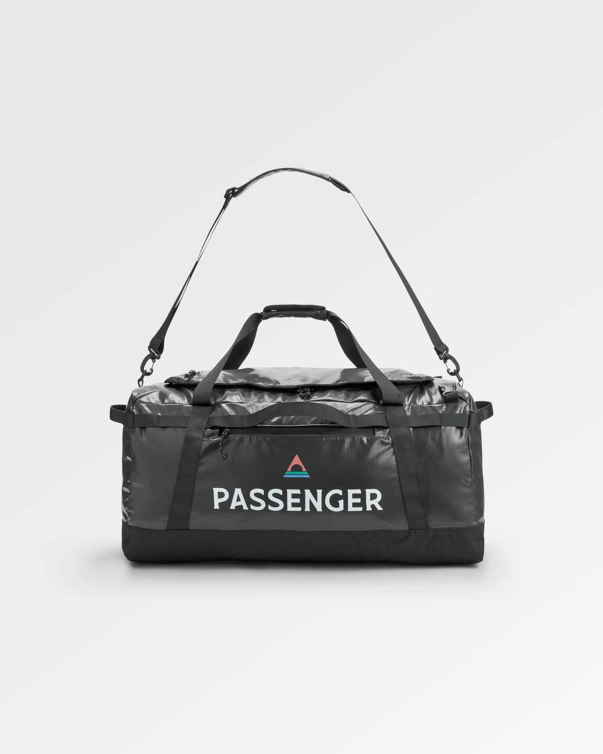 Roamer 80L Duffel Bag - Phantom Black - Flatlay