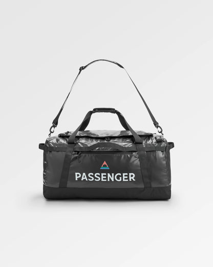 Roamer 80L Duffel Bag - Phantom Black - Flatlay