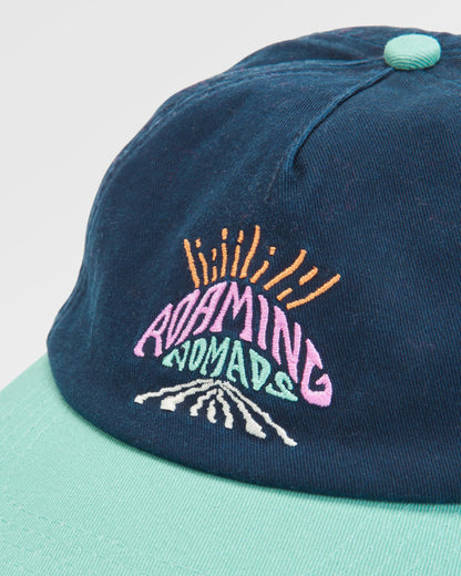 Tolima 5 Panel Cap - Dark Denim - Flatlay