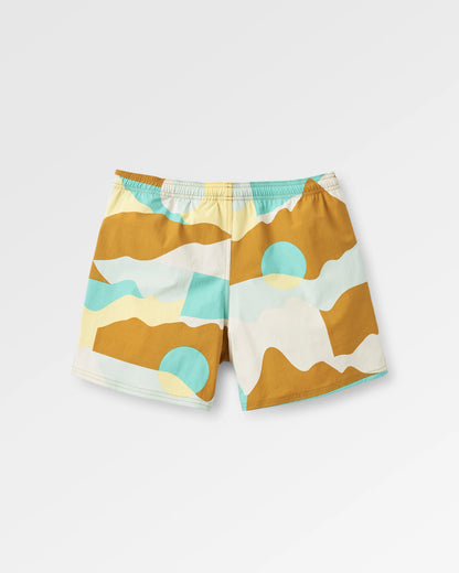 Flaris NetPlus® Beach Short - Vista Patchwork Yellow - Flatlay
