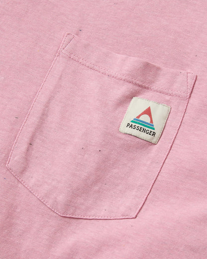 Heritage Relaxed Fit LS T-Shirt - Pink Haze - Flatlay