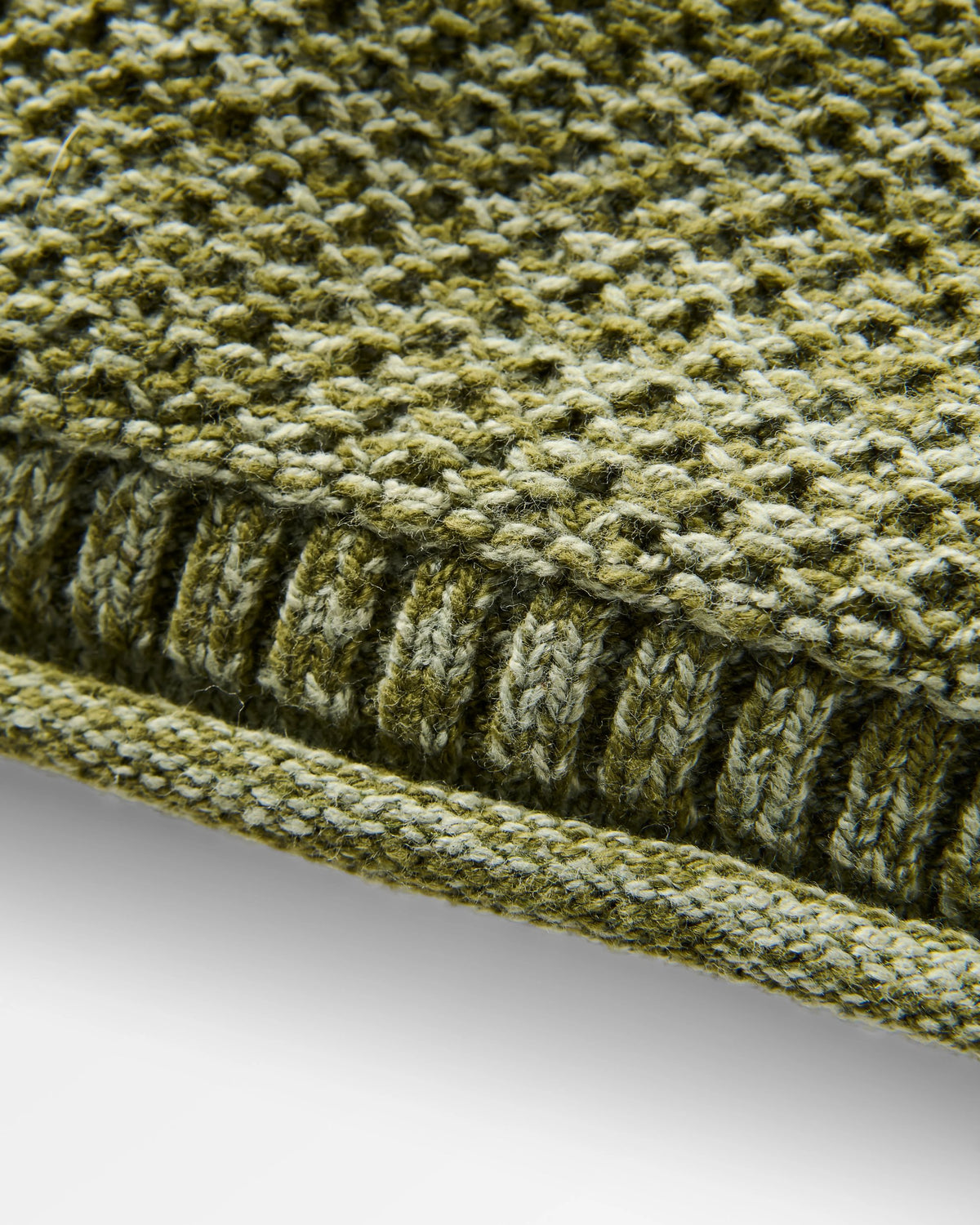 Shore Knitted Jumper - Khaki - Flatlay