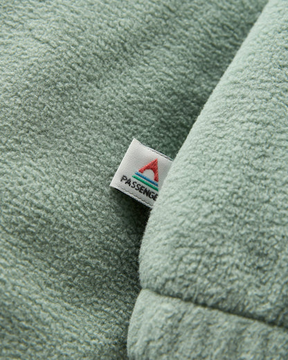 Ayla Micro Polartec® Fleece - Pistachio - Flatlay