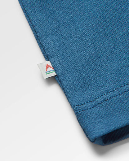 Heritage Relaxed Fit T-Shirt - Dark Denim - Flatlay