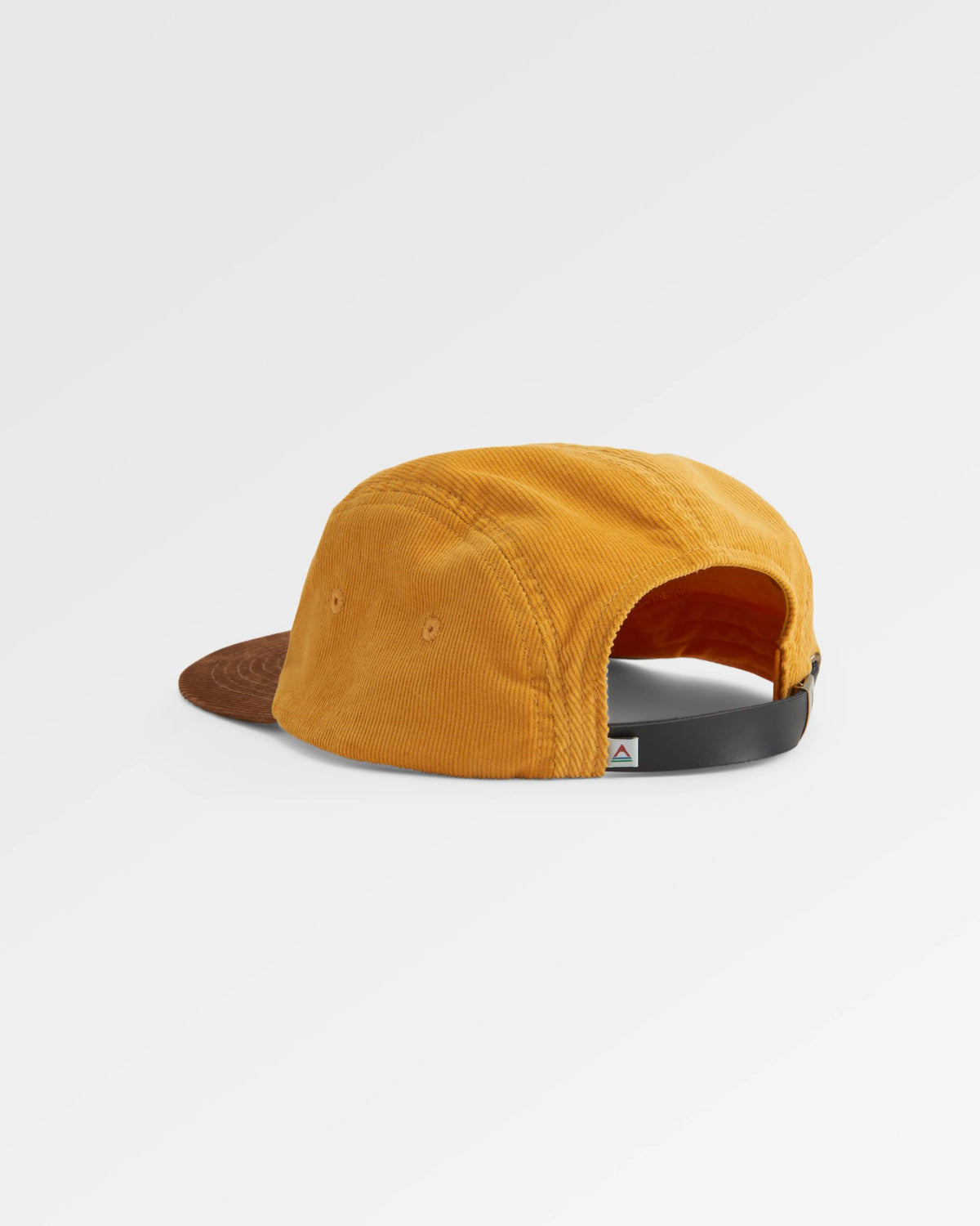 Fixie Cord 5 Panel Cap - Golden Spice - Flatlay