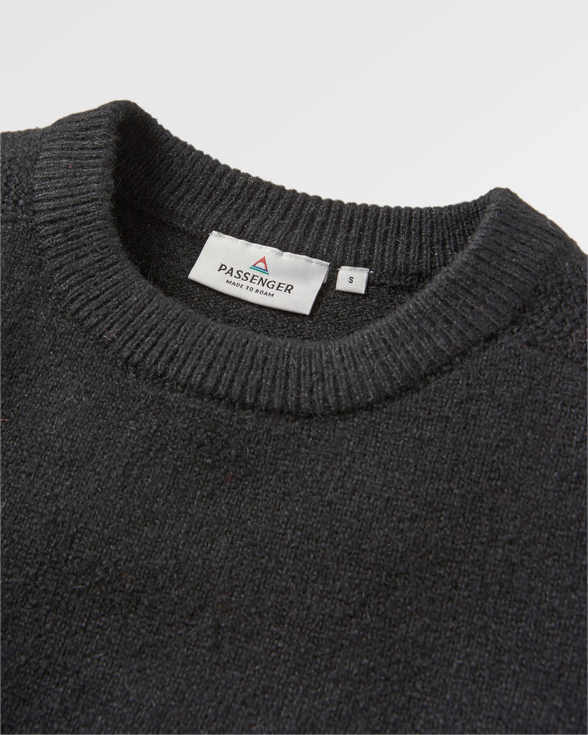 Cove Knitted Jumper - Black - Flatlay