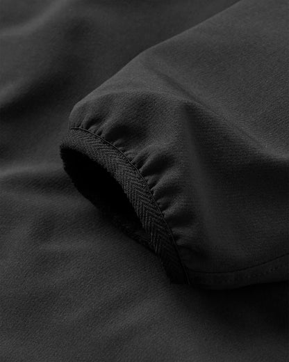 Ocean Softshell Anorak - Black - Flatlay
