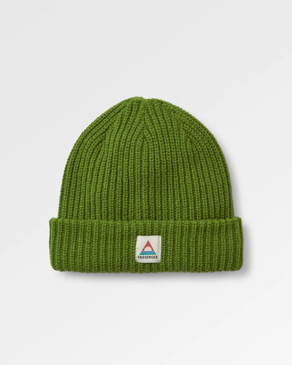 Beechwood Fleece Lined Beanie - Khaki - Flatlay