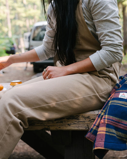 Shuffle Cotton Dungarees - Elmwood - 
