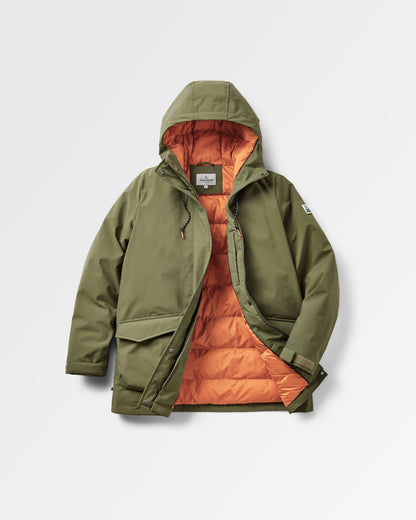 Alaska Insulated Parka - Khaki - Flatlay