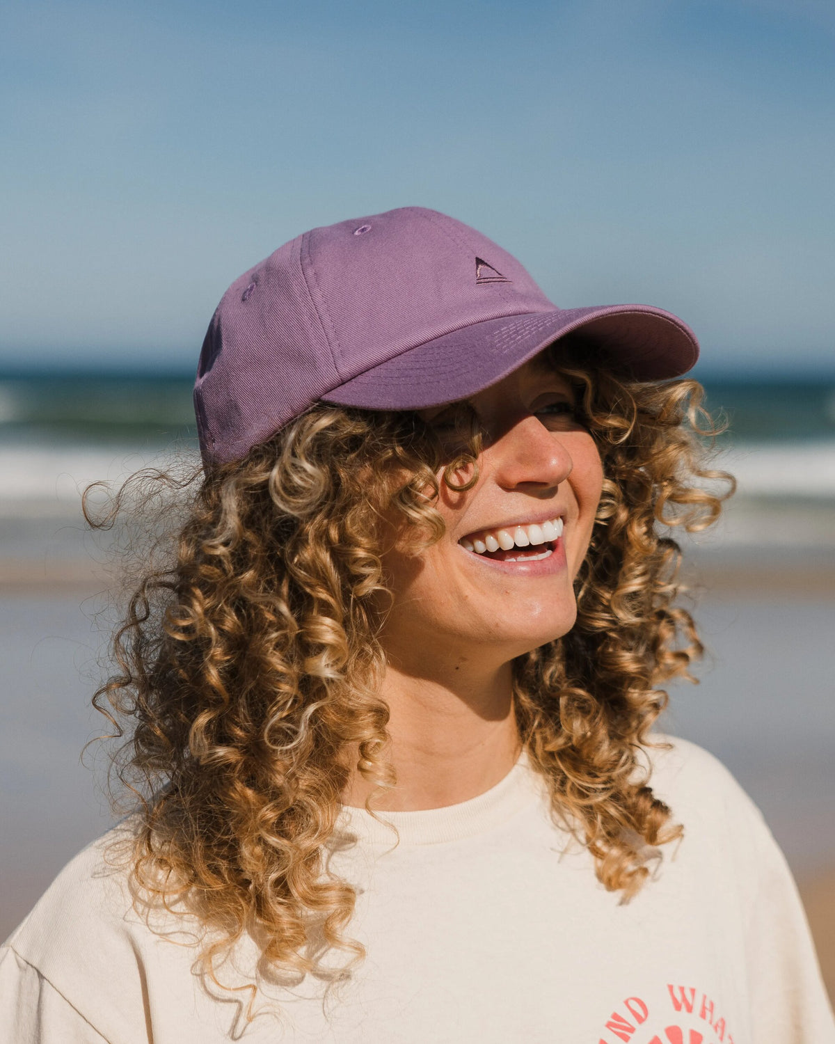 Classic 6 Panel Cap - Grape - Lifestyle - Female