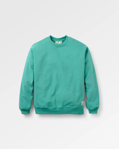 Heritage Women's Sweatshirt - Ocean Teal - Flatlay
