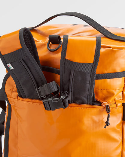 Roamer 60L Duffel Bag - Sunrise Orange - Flatlay