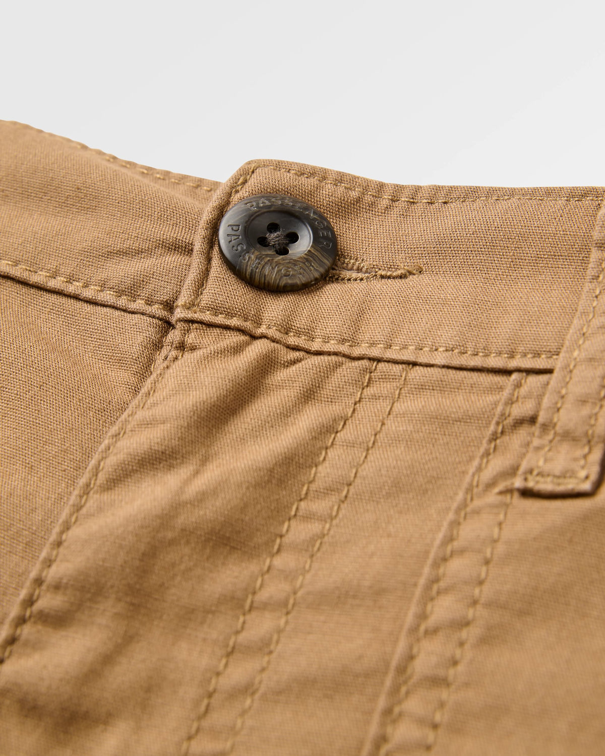 Lani Light Cotton Short - Caramel - Flatlay