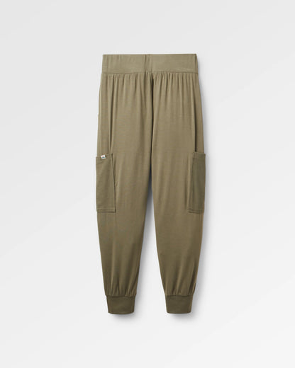 Day Dream Trouser - Dusty Olive - Flatlay