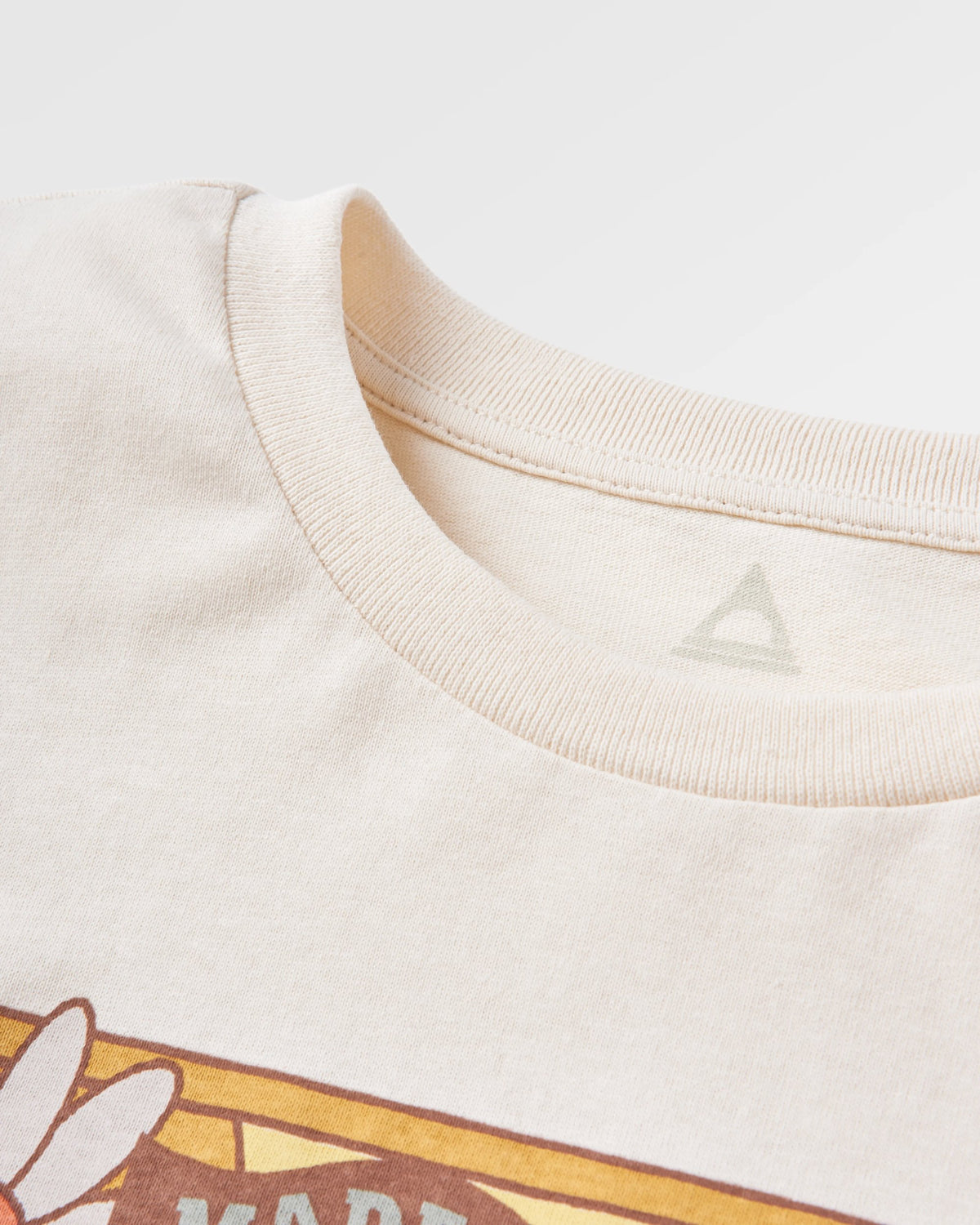 Seasonal Oversized T-Shirt - Birch - Flatlay