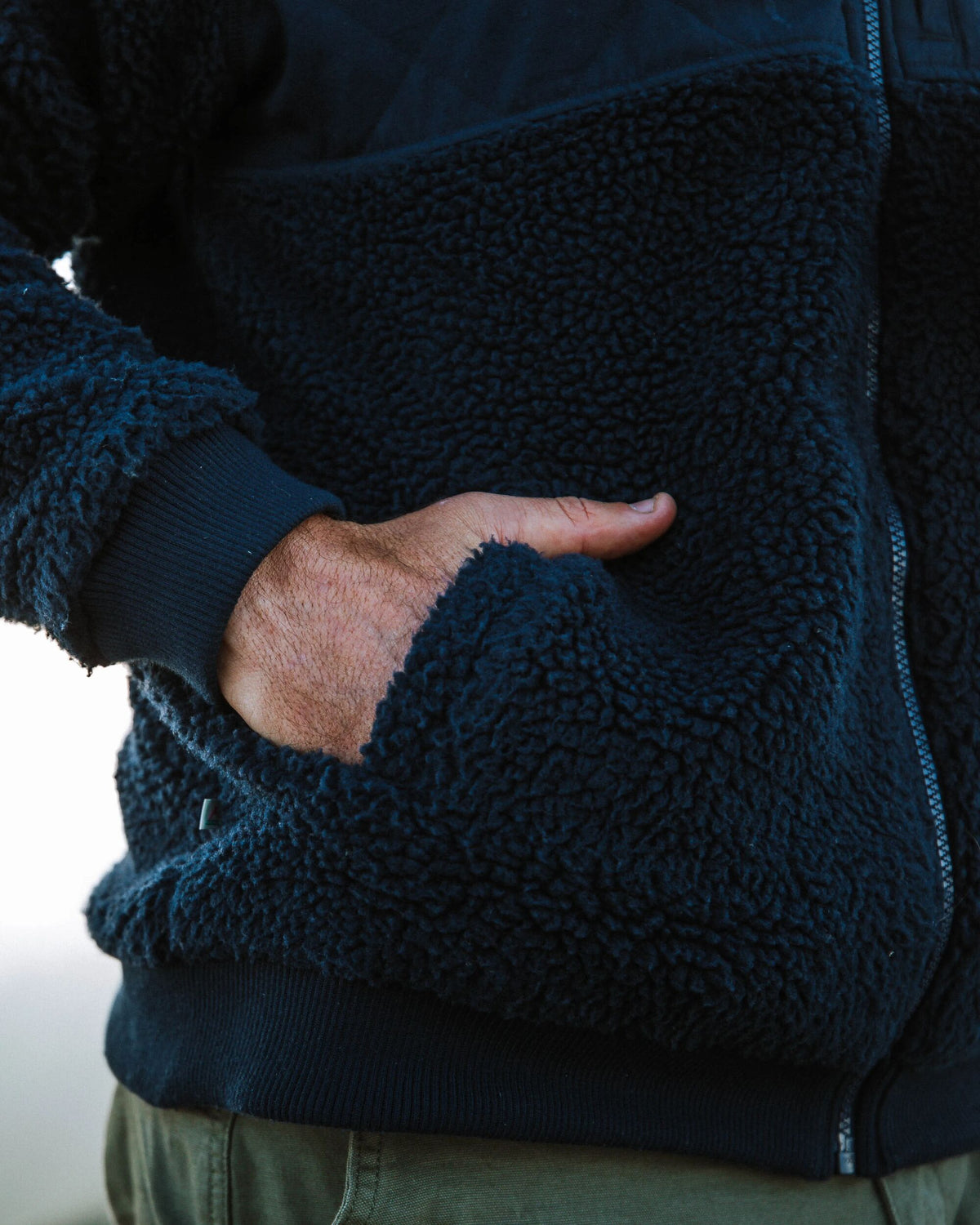 Adventure Deep-Pile Sherpa Fleece - Rich Navy - Lifestyle