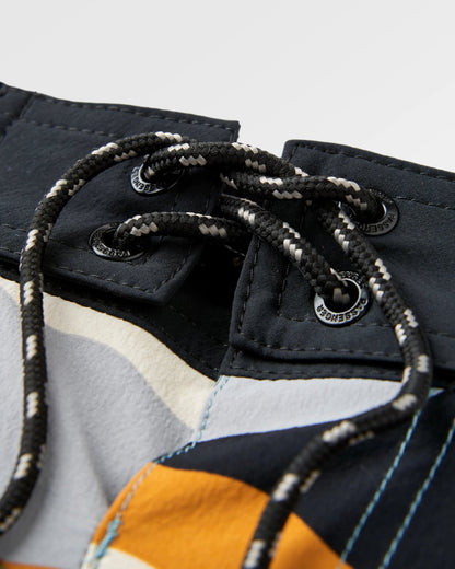 Cutback NetPlus® 17" Boardshort - Vista Patchwork Arctic - Flatlay