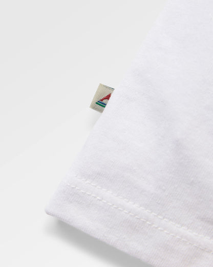 Explore T-Shirt - White - Flatlay