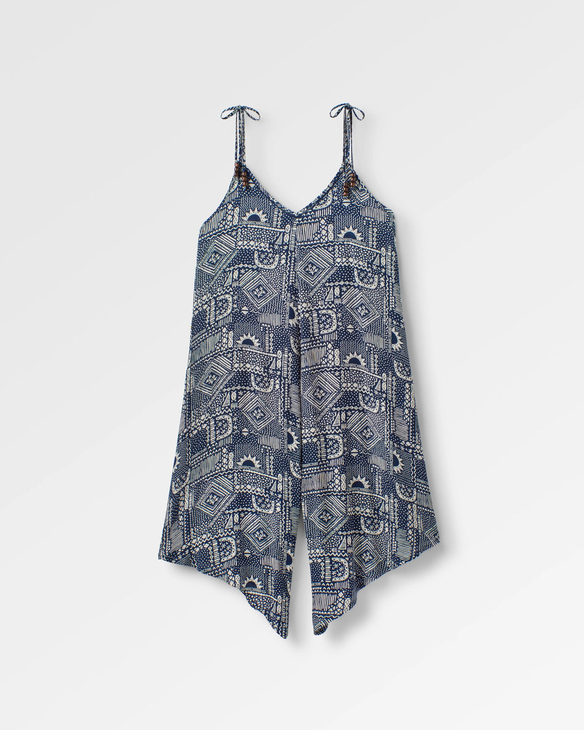 Copetín Jumpsuit - Vintage Patchwork Navy - Flatlay