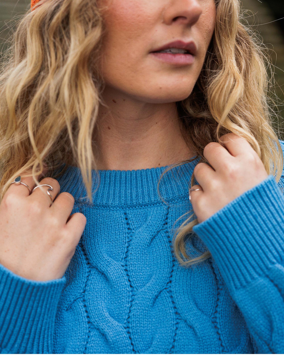 Comfort Knitted Jumper - Atlantic Blue - Lifestyle
