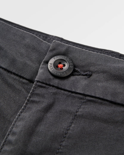 365 Cotton Short - Faded Black - Flatlay