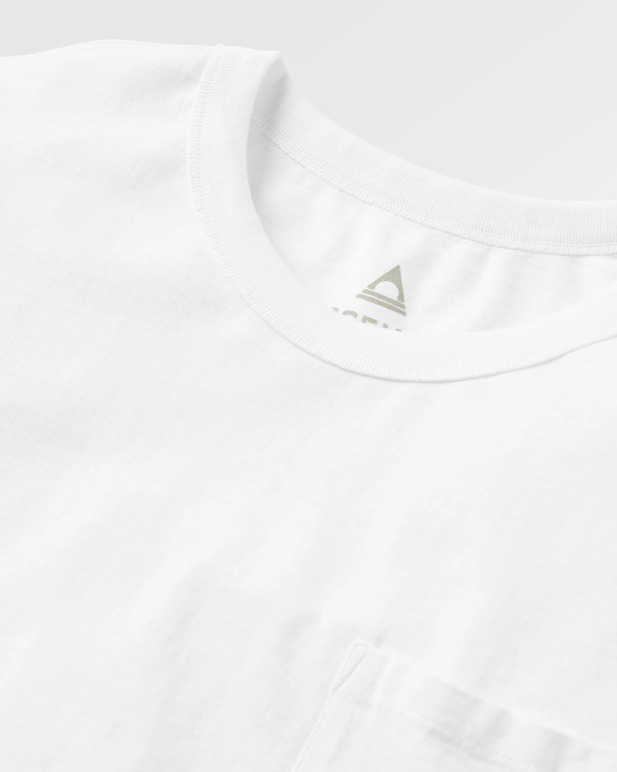 Heritage Relaxed Fit LS T-Shirt - White - Flatlay