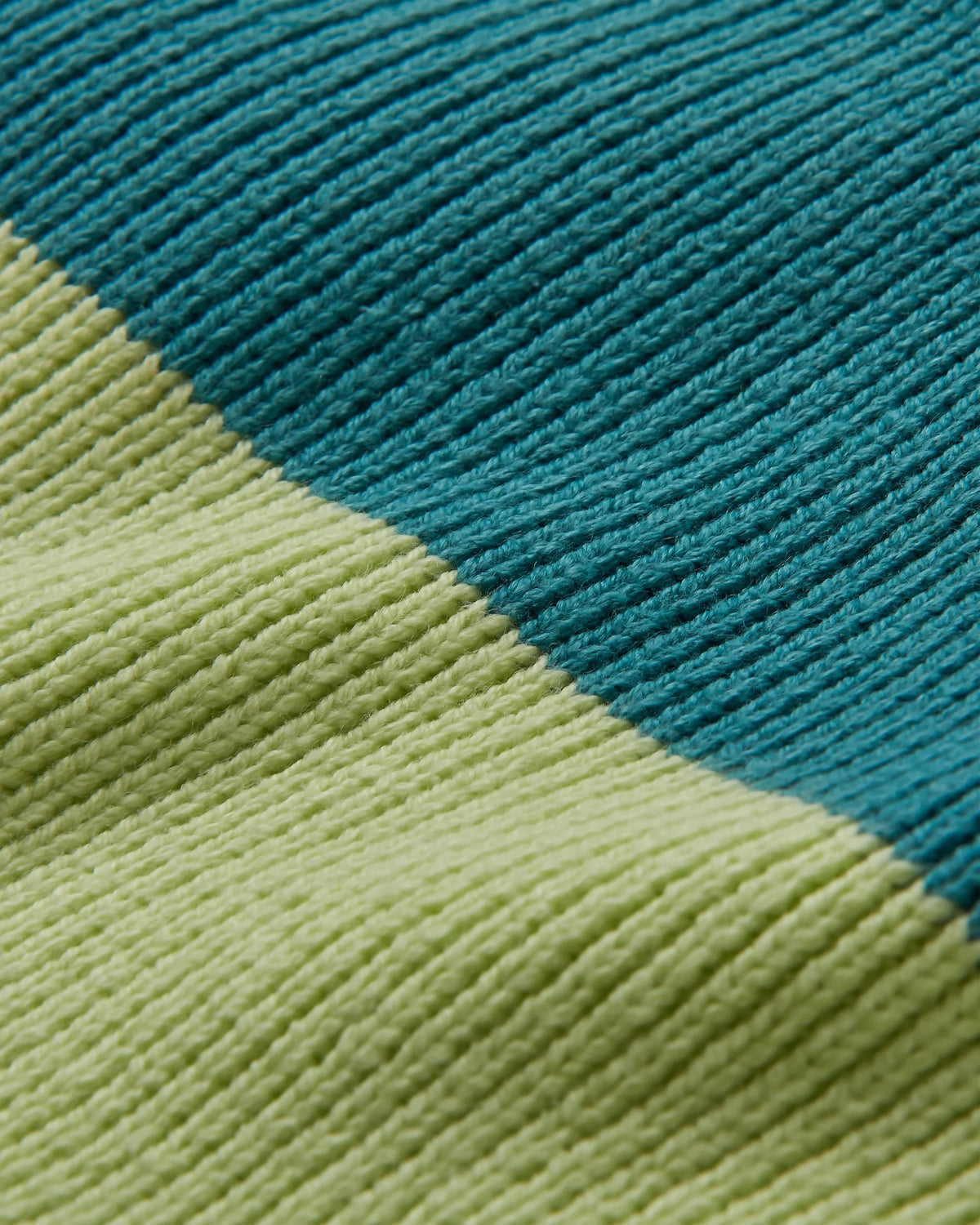 Moments Oversized Knitted Hoodie - Mustard Yellow Multi Stripe - Flatlay