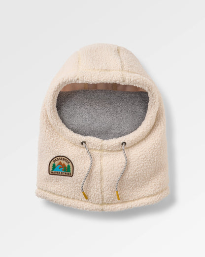 Snowdrift Fleece Hood - Birch - Flatlay
