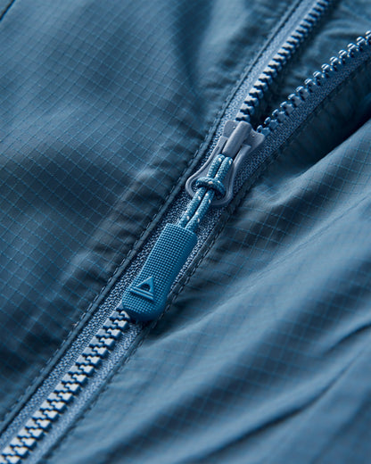 Gusto Windshell Jacket - Khaki/Dark Denim - Flatlay