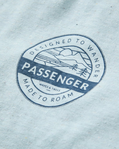 Odyssey Raglan LS T-Shirt - Ice Blue - Flatlay