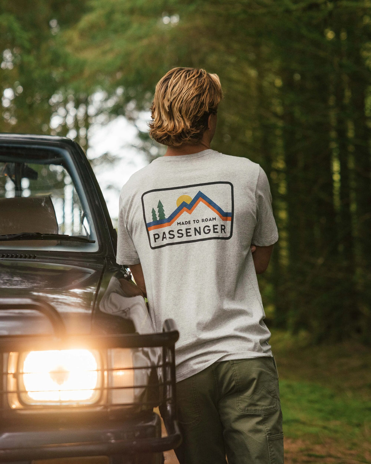 Made To Roam T-Shirt - Grey Marl - Lifestyle