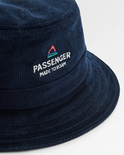 Forest Cord Bucket Hat - Deep Navy - Flatlay