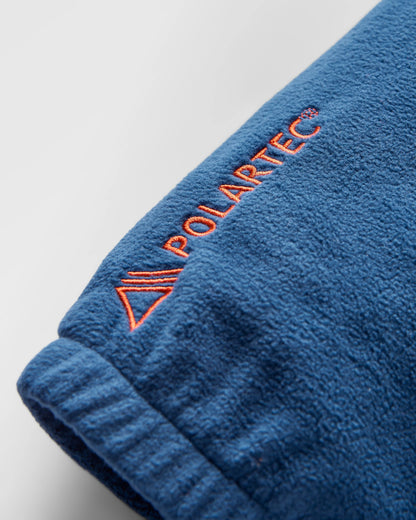 Ayla Micro Polartec® Fleece - Dark Denim - Flatlay