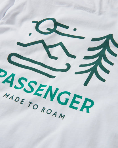 Phoenix Cotton T-Shirt - White - Flatlay