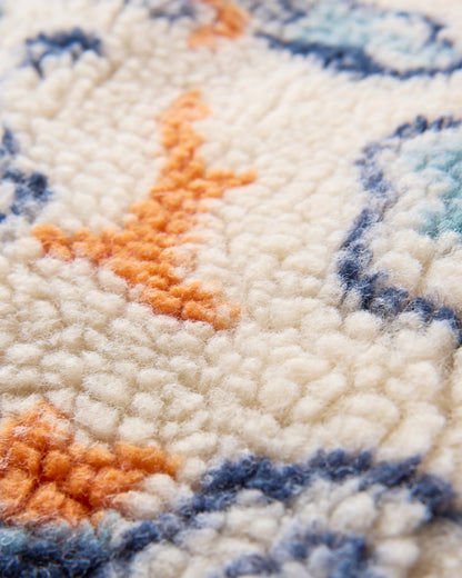 Offroad Sherpa 1/2 Zip Fleece - Abstract Strata Multi - Flatlay