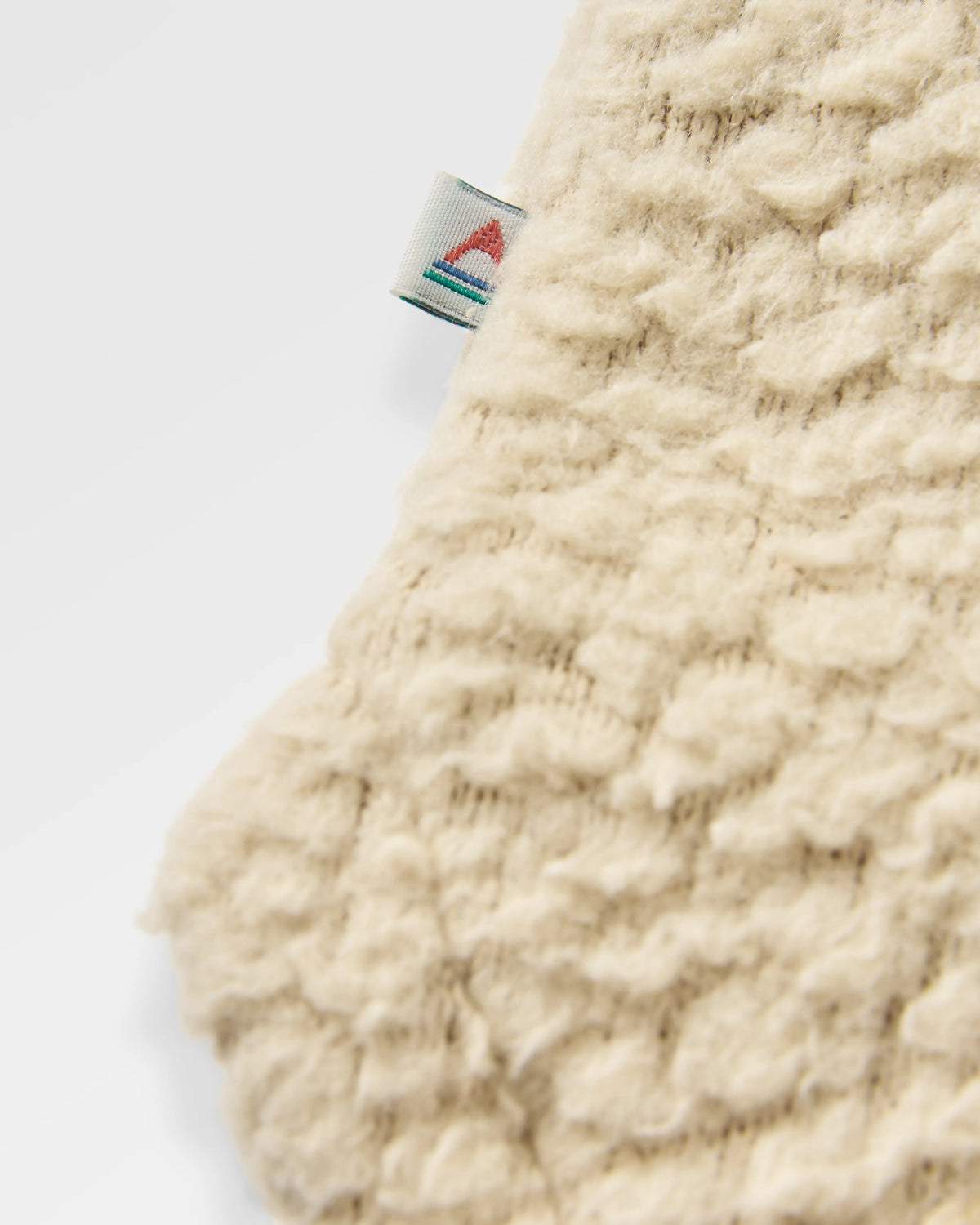 Rappel Sherpa Oversized Shirt - Oatmeal - Flatlay